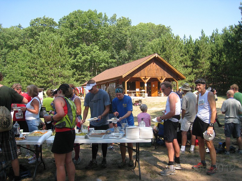 2012 North Country Run HM 0173.JPG - The 2012 North Country Run, a half marathon race through the beautiful Manistee National Forest in Michigan. August 25, 2012 a nice warm day for a run through the hills!